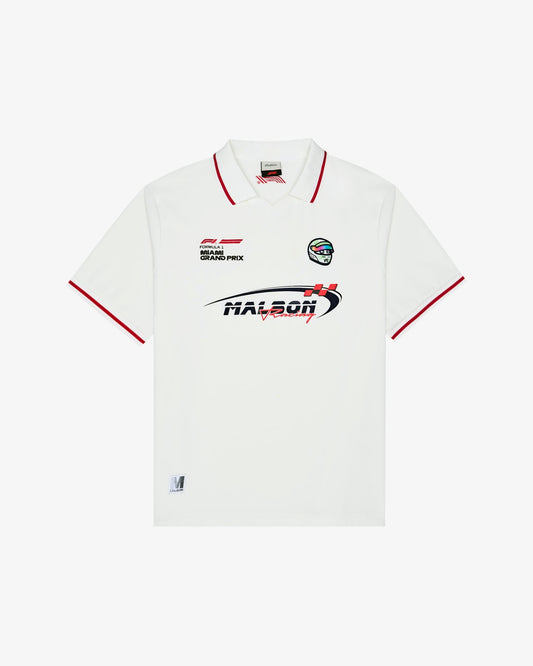 Malbon Slipstream Jersey - White