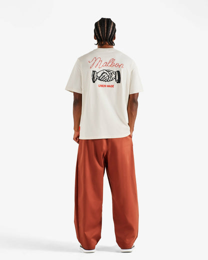 Malbon Vista Union Made Tee - Ivory