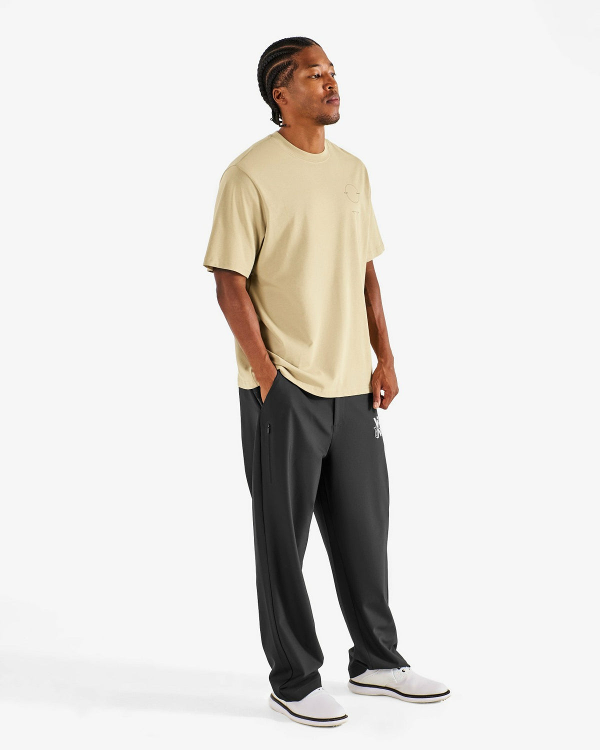 Malbon Arsham Bermuda Glyph Tee - Dune