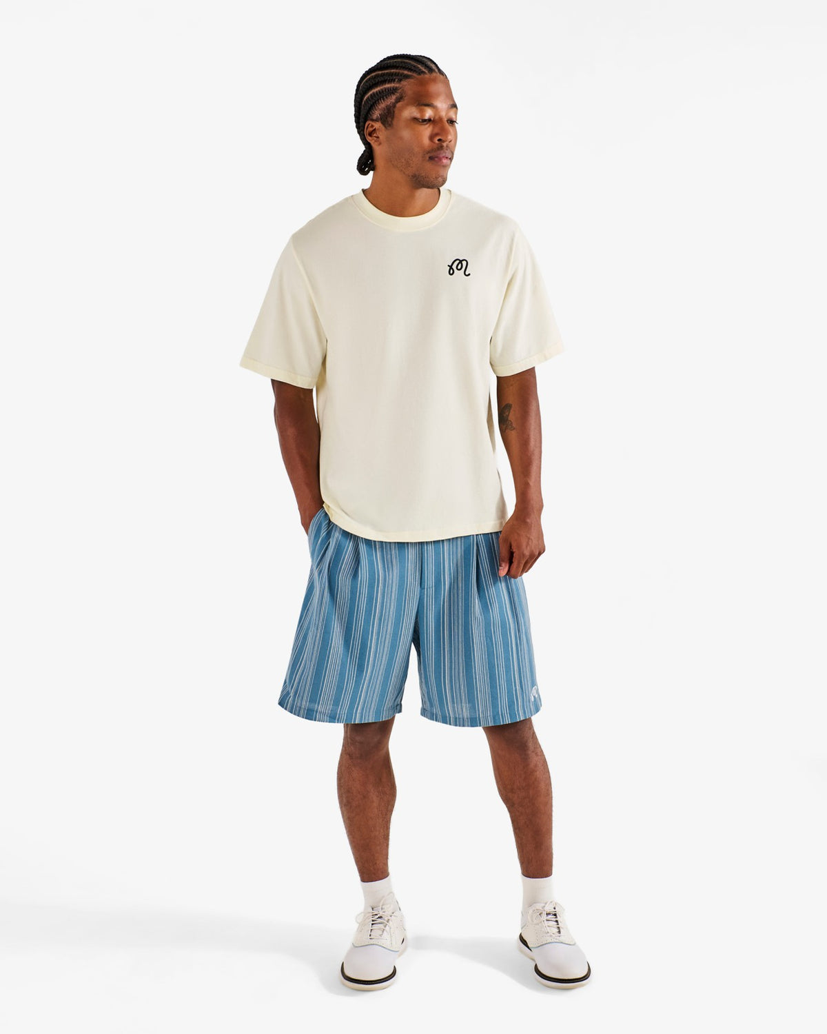 Malbon Bermuda Cigar Tee - Cream