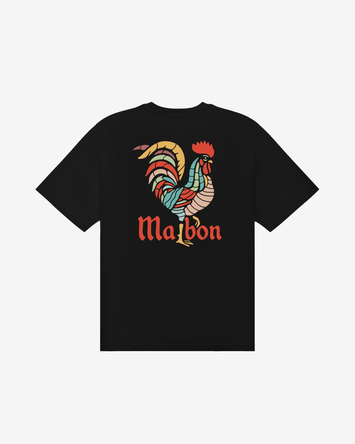 Malbon Bermuda Rooster Tee - Black