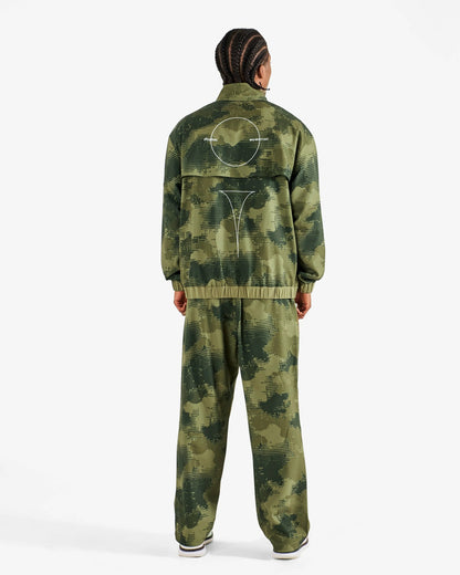 Malbon Arsham Stealth Quarter Zip - Olive Stealth Camo