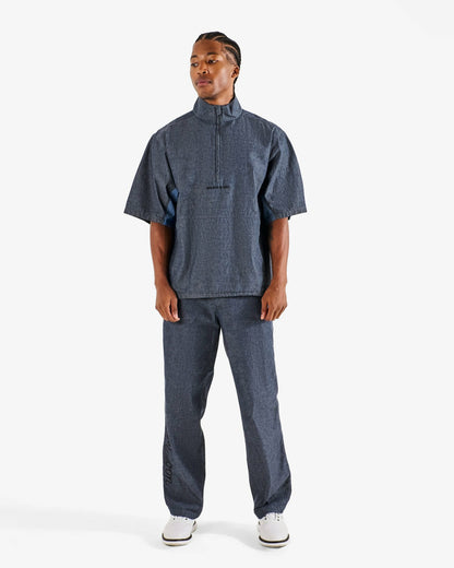 Malbon Gdc Denim Windshirt - Navy