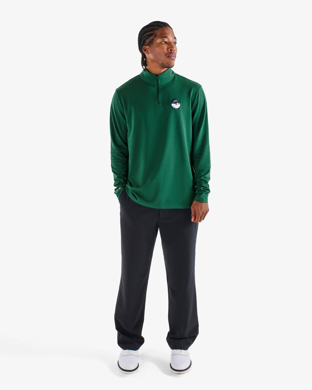 Malbon Flyer Mid Layer - Forest