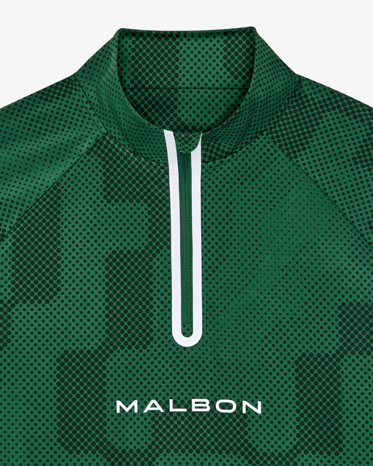 Malbon Performance Raglan Quarter Zip - Eden