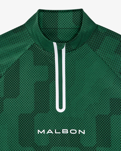 Malbon Performance Raglan Quarter Zip - Eden