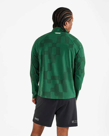 Malbon Performance Raglan Quarter Zip - Eden