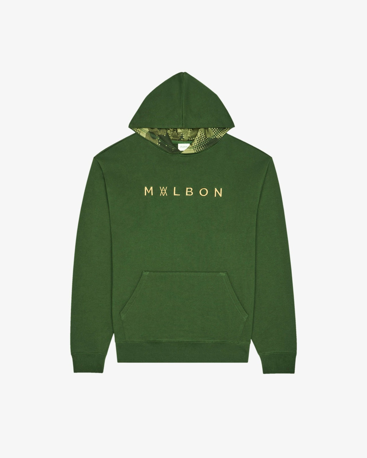 Malbon Arsham Shards Hoodie - Olive Stealth Camo