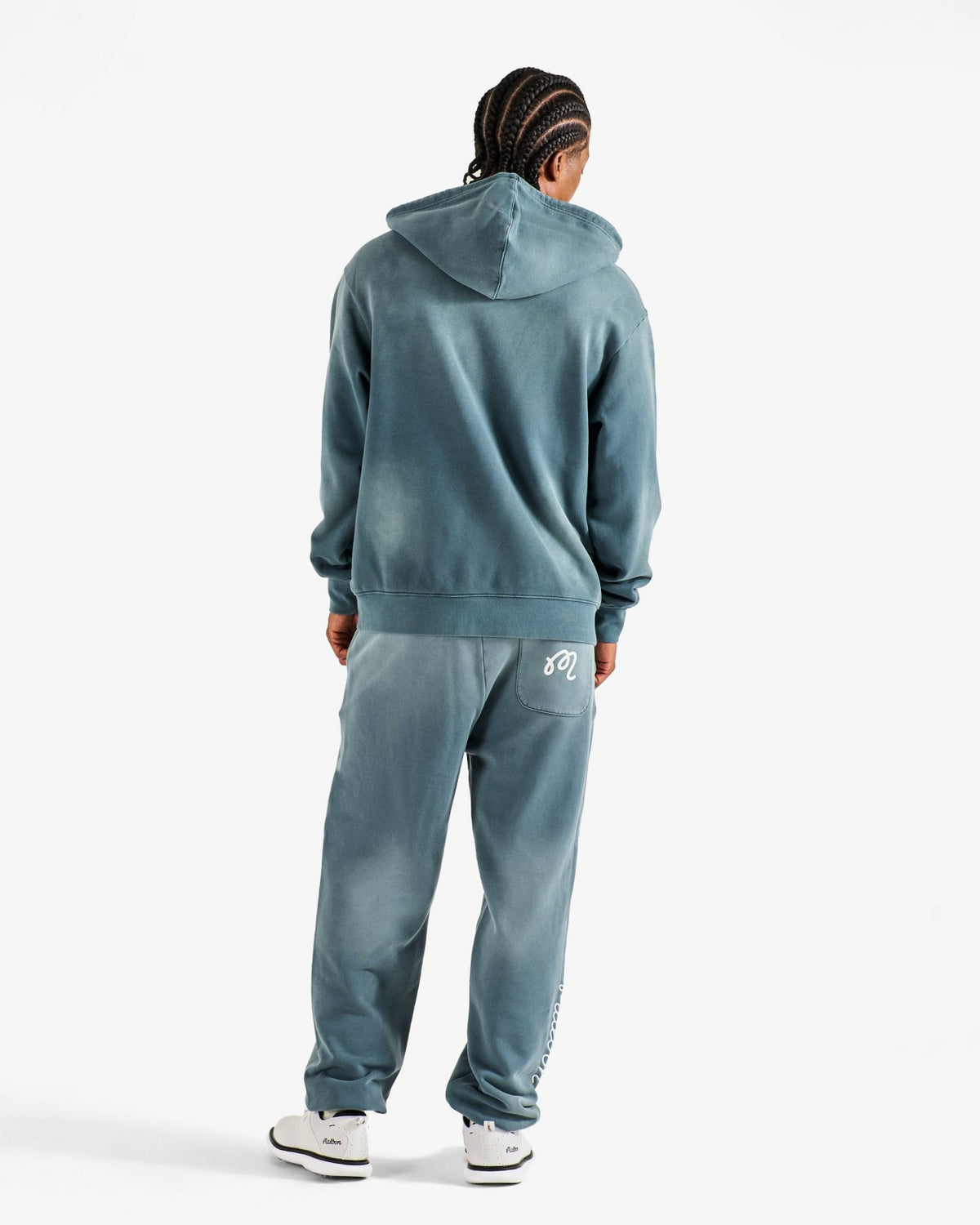 Malbon Union Made Hoodie - Dusty Navy