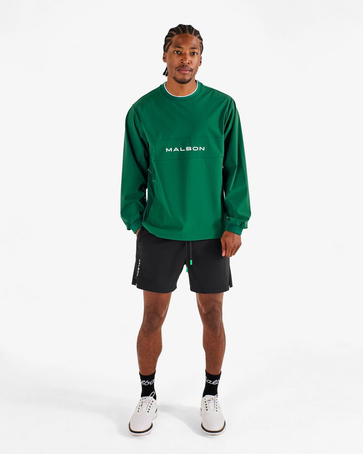 Malbon Performance Crew Popover - Eden