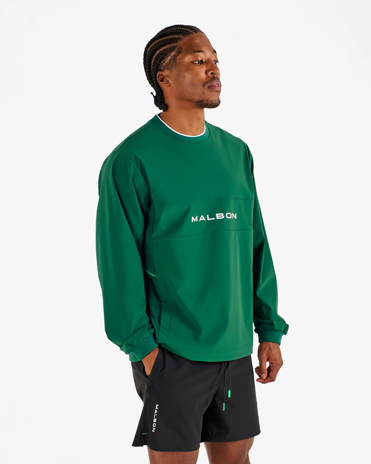 Malbon Performance Crew Popover - Eden