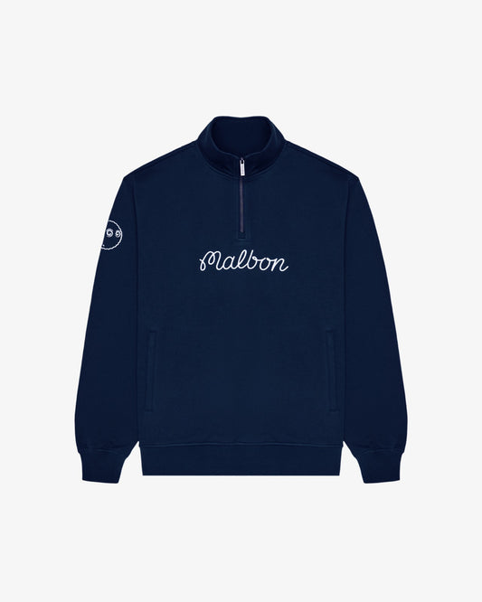 Malbon Collegiate Sweatshirt - Navy