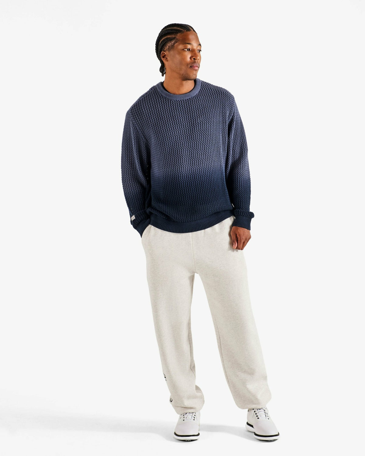 Malbon Workshop Sweater - Dusty Navy