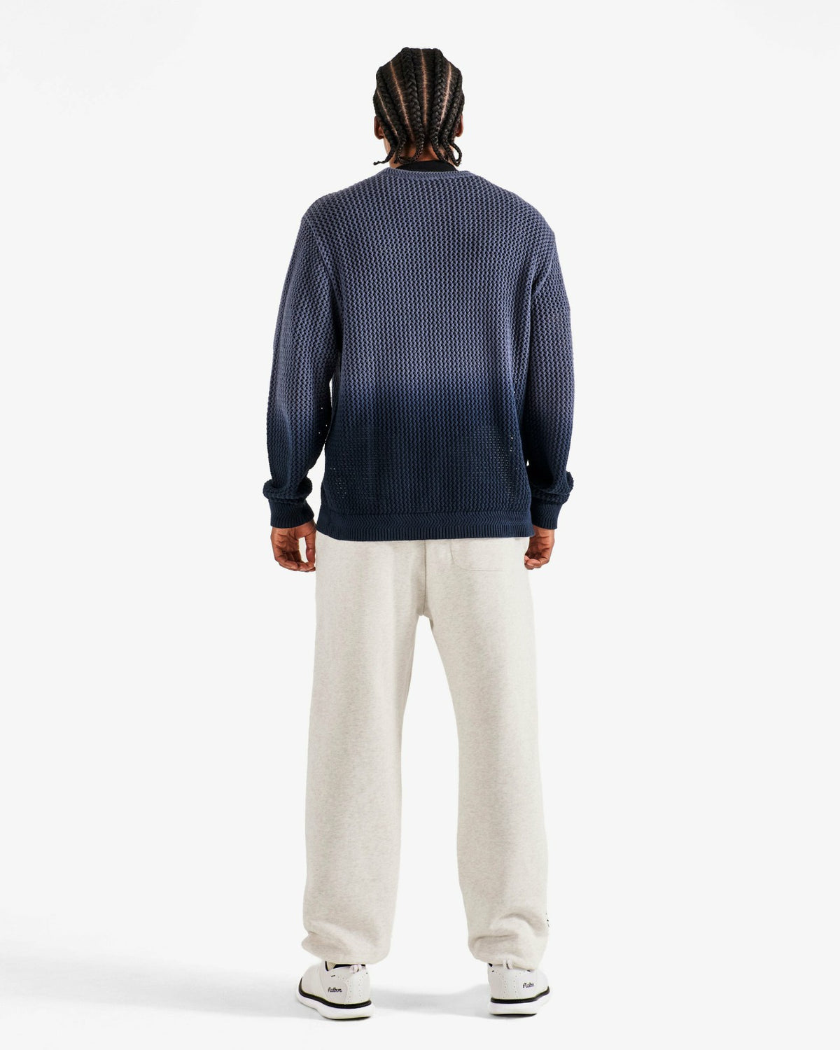 Malbon Workshop Sweater - Dusty Navy