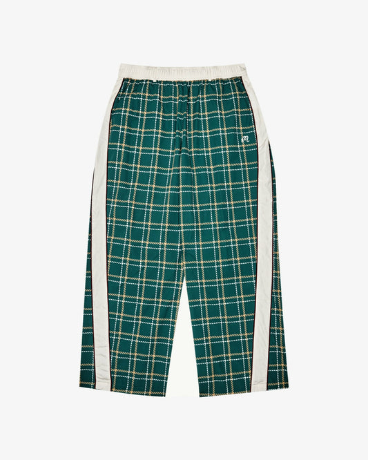 Malbon Bushmills Track Pant - Green Plaid