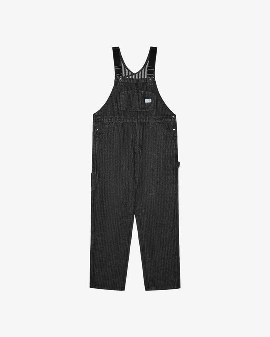 Malbon Foreman Overall - Black Stone Washed Denim