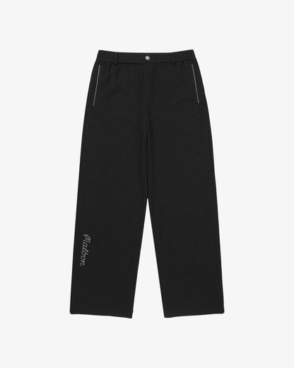 Malbon Studio Seoul Straight Leg Sweatpant - Black
