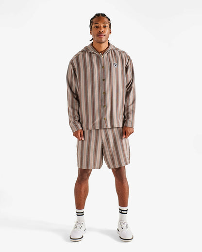 Malbon Grateful Dead Ripley Blanket Short - Brown