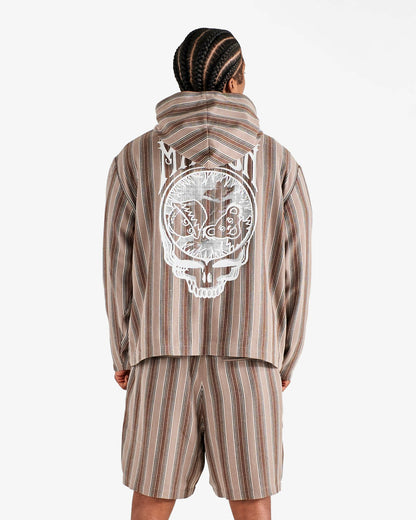 Malbon Grateful Dead Ripley Blanket Short - Brown
