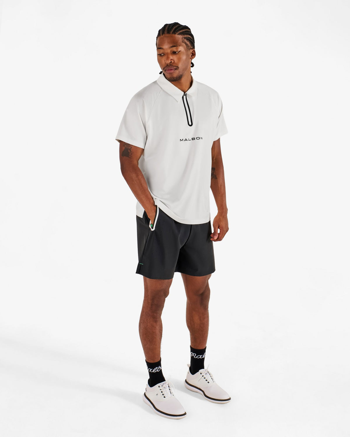 Malbon Performance 2-1 Short - Black