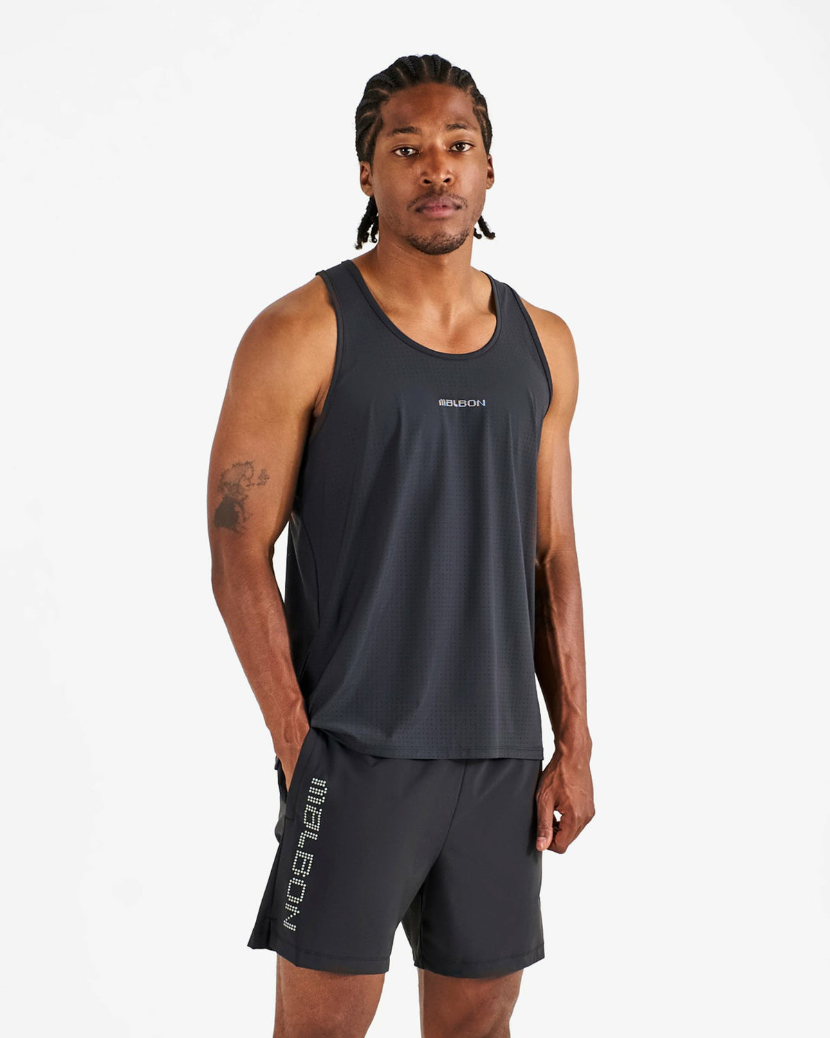Malbon Mrc Tech Short - Jet Black