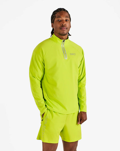 Malbon Mrc Tech Short - Green Acid