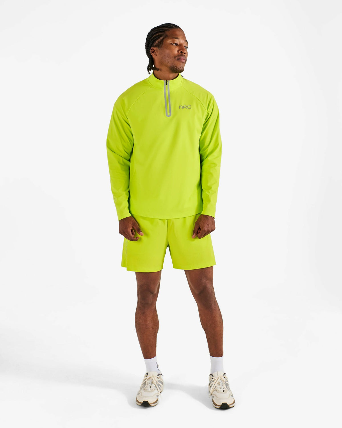 Malbon Mrc Tech Short - Green Acid