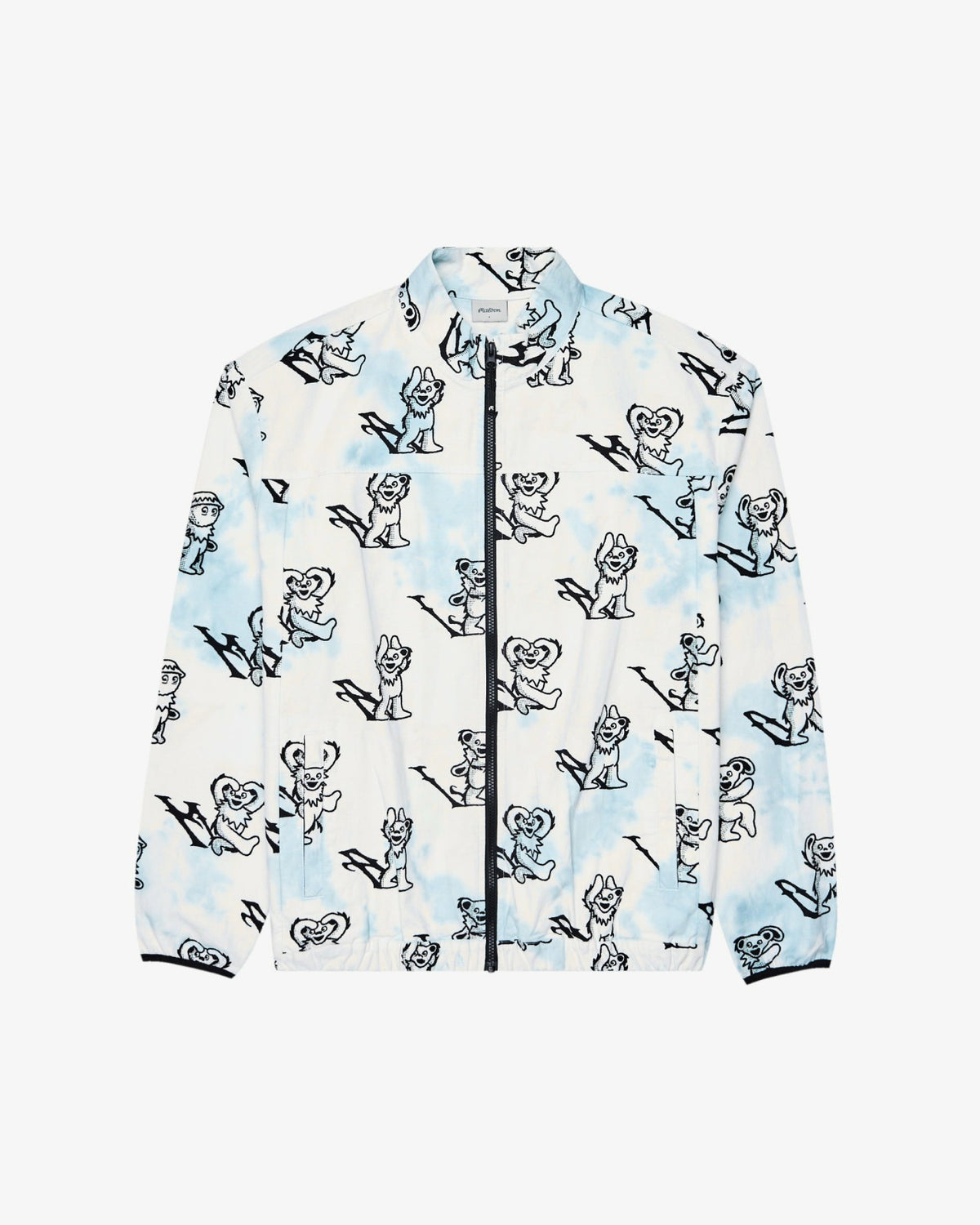 Malbon Grateful Dead Peninsula Alphabet Jacket - Light Blue