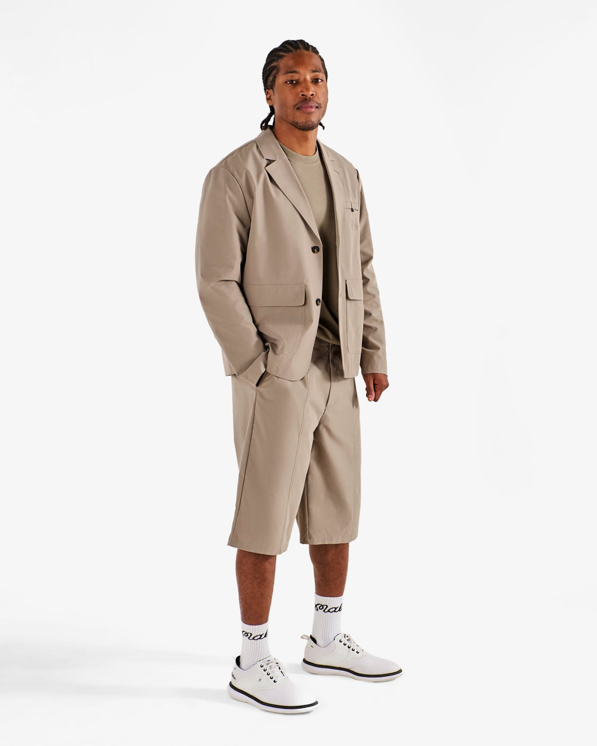 Malbon Anton Blazer - Taupe