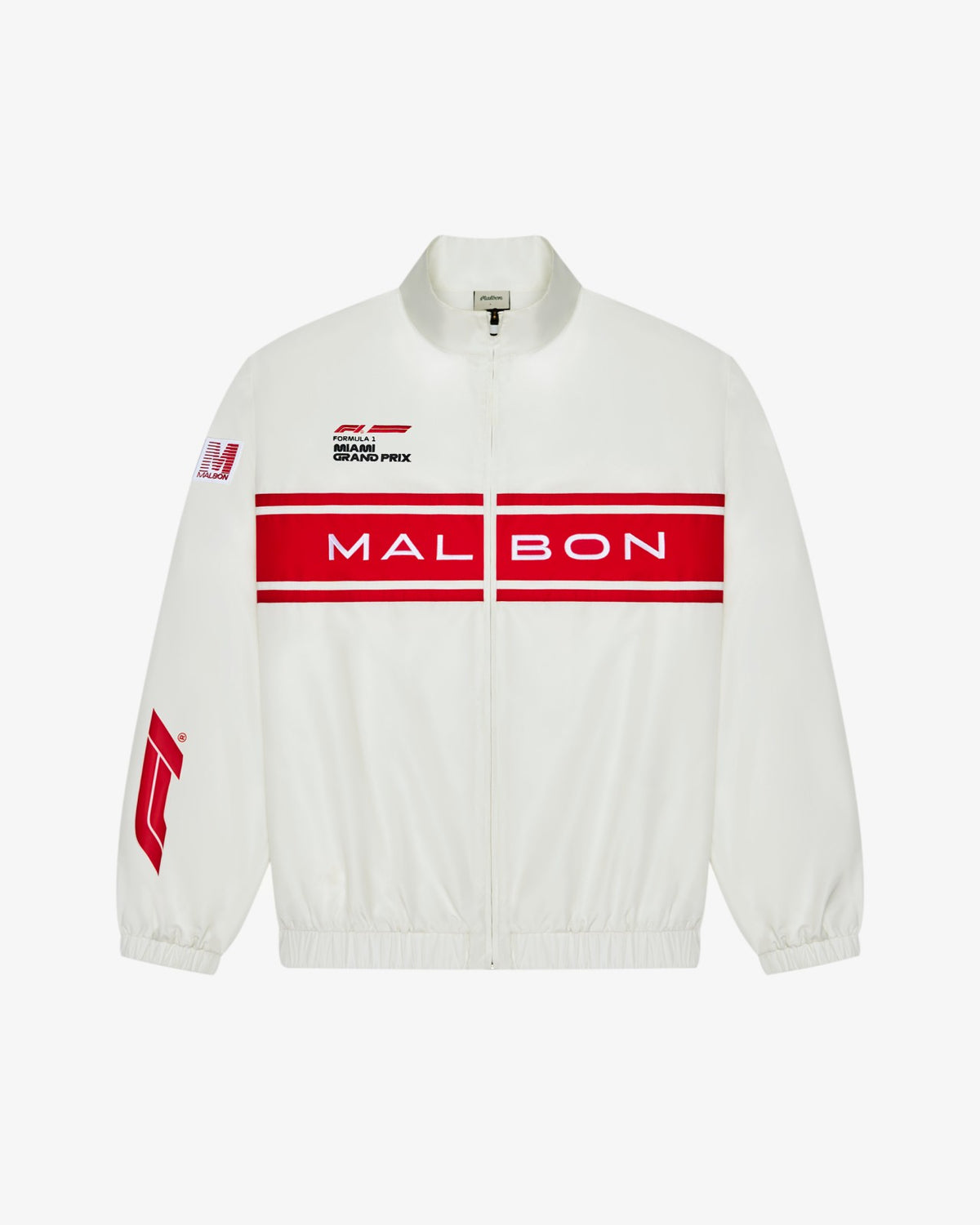 Malbon Trackline Jacket - White