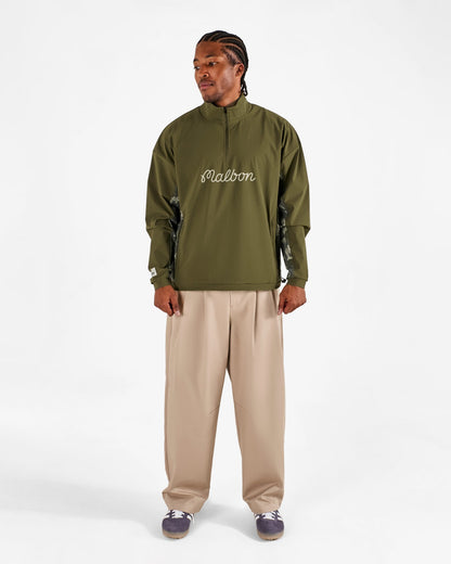 Malbon Tour Divot Camo Performance Shell Jacket - Bark Camo