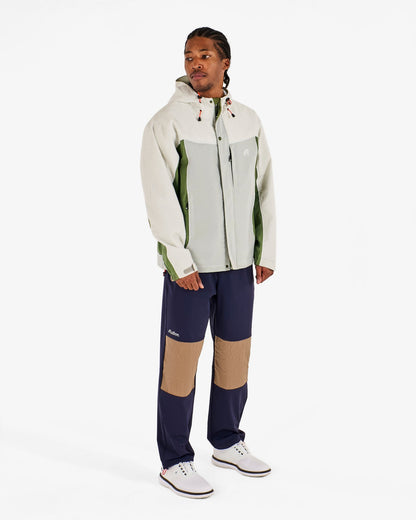 Malbon Torrey Pines Rain Jacket - Silver Green / Moss