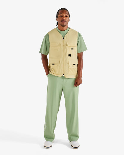 Malbon Bird Watching Vest - Aloe Wash