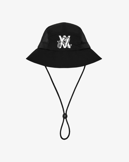 Malbon Arsham Stealth Bucket Hat - Black
