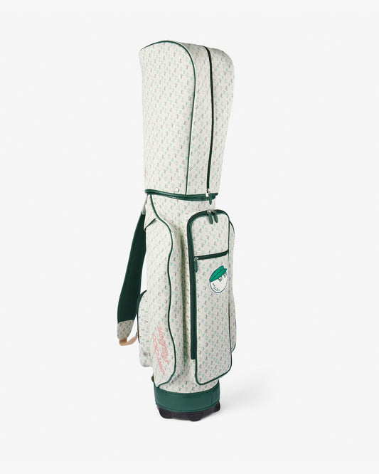 Malbon Jimmy Choo X Malbon Golf Bag - Latte/Malbon Green/Malbon Pink