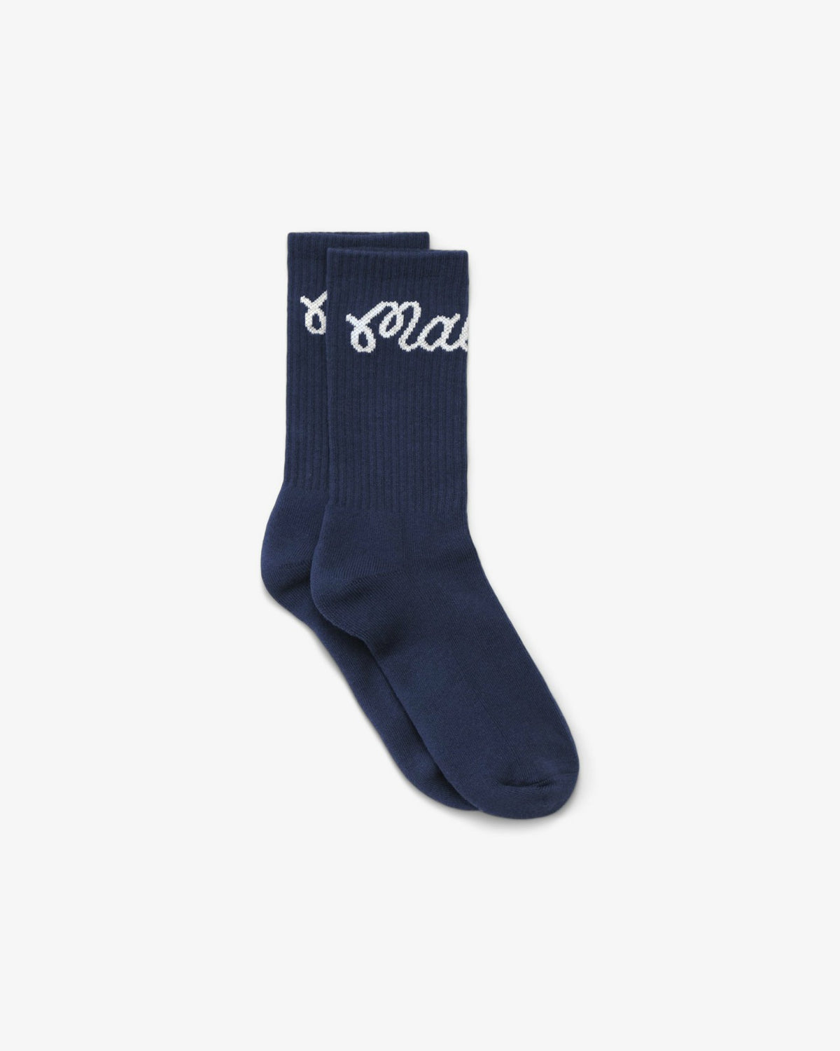 Malbon Bon Script Sock - Navy